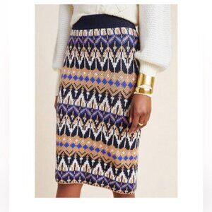 Anthropologie Saoirse Midi Sweater Skirt